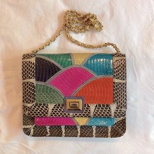 Vintage Angel Jackson python purse